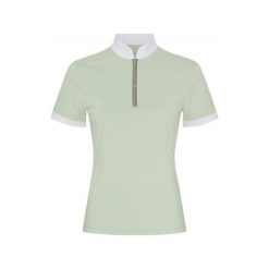 Damska koszulka konkursowa Catago Nice. Zielone bluzki CATAGO, bez wzorów, eleganckie, bez kołnierzyka, bez ramiączek. Za 301.50 zł.