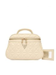 Guess Kosmetyczka PW7567 P6261 Beżowy jasny. Brązowe kufry i kosmetyczki Guess, z aplikacjami, ze skóry, bez dodatków. Za 217.99 zł.