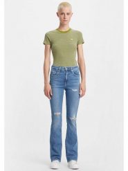 Levi´s Dżinsy "725" - Flare fit - w kolorze niebieskim rozmiar: W29/L34. Niebieskie jeansy l, z aplikacjami, z podwyższonym stanem. Za 376.45 zł.