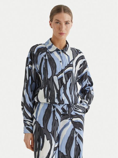 Vero Moda Koszula Vera 10338761 Niebieski Regular Fit. Niebieskie koszule Vero Moda, s, bez wzorów, z wiskozy, bez kołnierzyka, bez ramiączek. Za 102.99 zł.