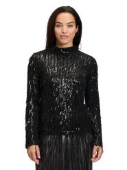 CARTOON Bluzka w kolorze czarnym rozmiar: 42. Czarne bluzki Cartoon, bez wzorów, bez kołnierzyka, bez ramiączek. Za 109.00 zł.