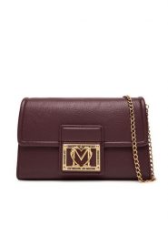 LOVE MOSCHINO Torebka JC4093PP1NLI0552 Bordowy. Czerwone torebki klasyczne Love Moschino, bez wzorów, ze skóry, bez dodatków. Za 709.99 zł.