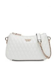 Guess Torebka HWGG96 26720 Biały. Białe listonoszki Guess, z aplikacjami, ze skóry, bez dodatków. Za 289.99 zł.