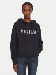 Mustang Bluza Margo 1013934 Granatowy Oversize. Niebieskie bluzy Mustang, xs, bez wzorów, z bawełny, bez kaptura. Za 224.99 zł.