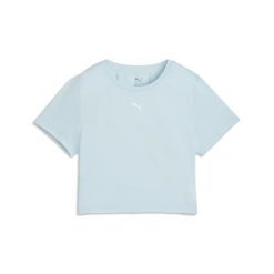 Damska krótka koszulka TAD ESSENTIALS PUMA. Niebieskie bluzki Puma, l, bez wzorów, sportowe, bez kołnierzyka, bez ramiączek. Za 129.00 zł.