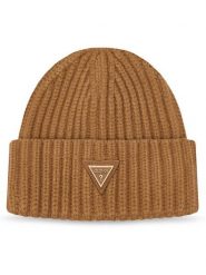 Guess Czapka AW5623 VIS01 Brązowy jasny. Brązowe czapki Guess, z aplikacjami, z wiskozy. Za 154.99 zł.