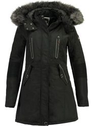 Geographical Norway Parka "Coraly" w kolorze czarnym rozmiar: L. Czarne parki Geographical Norway, l, bez kaptura. Za 312.58 zł.