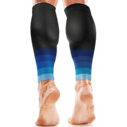 Rękawy uciskowe na łydki na ból piszczeli (para, L-XL). Czarne bielizna sportowa AZENGEAR, l, bez wzorów. Za 64.99 zł.