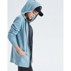 Rozpinana bluza z kapturem - Zielony. Bluzy Cropp. W wyprzedaży za 39.99 zł.