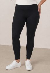 Czarne Klasyczne Legginsy z Wysokim Stanem Norisi. Czarne legginsy Born2be, uniwersalny, bez wzorów, z jeansu, z podwyższonym stanem. Za 79.99 zł.