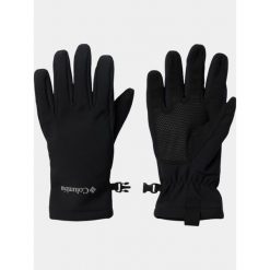 Rękawiczki Damskie Columbia Kruser Ridge III. Czarne rękawiczki Columbia, bez wzorów, z softshellu, sportowe. Za 279.00 zł.