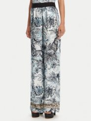Just Cavalli Spodnie materiałowe 78PAA120 Niebieski Loose Fit. Niebieskie spodnie materiałowe Just Cavalli, bez wzorów, z materiału. Za 929.99 zł.