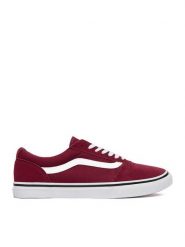 Vans Tenisówki C-MADDIE VN000E8X4QU Bordowy. Czerwone trampki Vans, bez wzorów, ze skóry, bez zapięcia. Za 239.99 zł.