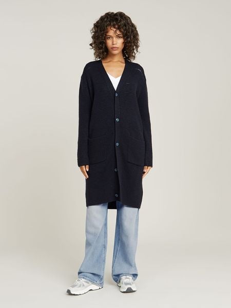 G-Star Kardigan w kolorze granatowym rozmiar: S. Niebieskie kardigany G-Star, s, bez wzorów, z wełny. Za 192.33 zł.