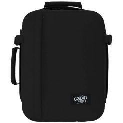 Plecak bagaż podręczny do samolotu CabinZero Classic Tech 28L CZ33. Czarne plecaki CABINZERO, bez wzorów. W wyprzedaży za 283.70 zł.
