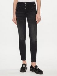 Liu Jo Jeansy UA4014 D4391 Czarny Skinny Fit. Czarne jeansy Liu Jo, bez wzorów. Za 199.99 zł.