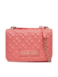 LOVE MOSCHINO Torebka JC4000PP1MLA0464 Koralowy. Pomarańczowe torebki klasyczne Love Moschino, bez wzorów, ze skóry, bez dodatków. Za 469.99 zł.
