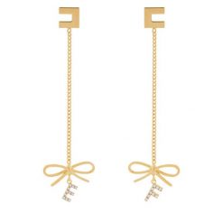Kolczyki Elisabetta Franchi. Żółte kolczyki Elisabetta Franchi, złote. Za 489.99 zł.