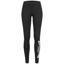 Damskie legginsy Lonsdale Shustoke. Czarne legginsy Lonsdale, m, bez wzorów, z bawełny. Za 143.00 zł.