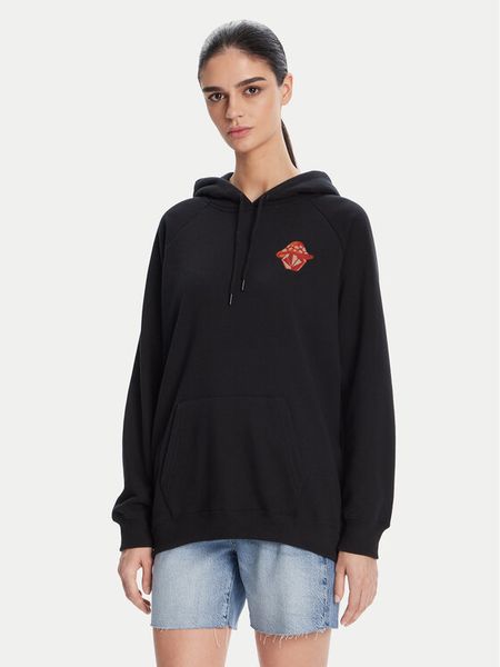 Volcom Bluza Truly Stoked B4112501 Czarny Oversize. Czarne bluzy Volcom, l, bez wzorów, z syntetyku, bez kaptura. Za 189.99 zł.