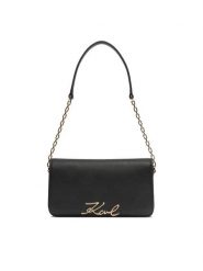 KARL LAGERFELD Torebka B1W32037 Czarny. Czarne torebki klasyczne KARL LAGERFELD, bez wzorów, ze skóry, bez dodatków. Za 849.99 zł.