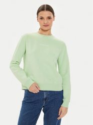 Calvin Klein Jeans Bluza Institutional J20J222548 Zielony Regular Fit. Zielone bluzy Calvin Klein Jeans, m, bez wzorów, z bawełny, bez kaptura. Za 239.99 zł.
