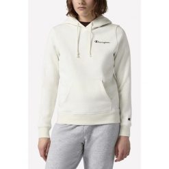 Bluza damska Champion Hooded Sweatshirt kremowa. Brązowe bluzy Champion, l, bez wzorów, z kapturem. Za 199.00 zł.