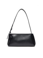 Calvin Klein Torebka Embossed Logo K60K612550 Czarny. Czarne torebki klasyczne Calvin Klein, bez wzorów, ze skóry, bez dodatków. Za 289.99 zł.