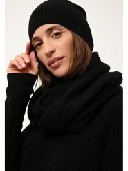 Just Cashmere Kaszmirowy szal-koło "Hutton" w kolorze czarnym - 65 x 50 cm rozmiar: onesize. Czarne szaliki Just Cashmere, bez wzorów, z kaszmiru. Za 344.54 zł.