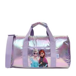 Torba weekendowa Frozen. Fioletowe torby podróżne frozen, bez wzorów. Za 149.99 zł.