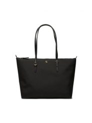 Lauren Ralph Lauren Torebka 431916737002 Czarny. Czarne shopper Lauren Ralph Lauren, bez wzorów, ze skóry, bez dodatków. Za 409.99 zł.