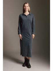 Cotton Candy Sukienka w kolorze antracytowym rozmiar: XL. Czarne sukienki Cotton Candy, na co dzień, xl, bez wzorów, bez kołnierzyka, bez ramiączek, maxi, proste. Za 152.98 zł.