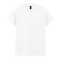 Koszulka DryBlend Unisex Dla Dorosłych. Białe bluzki GILDAN, xl, bez wzorów, sportowe, bez kołnierzyka, bez ramiączek. Za 50.99 zł.