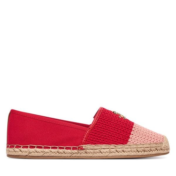 Espadryle Tommy Hilfiger. Czerwone espadryle TOMMY HILFIGER, bez wzorów, bez obcasa, bez zapięcia. Za 369.99 zł.