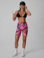 4F Legginsy kolarki dzianinowe damskie - multikolor XS. Legginsy 4f, s, bez wzorów, z dzianiny. Za 79.99 zł.