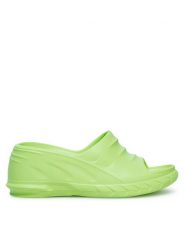 Jenny Fairy Klapki WFA2731-1B Zielony. Zielone klapki Jenny Fairy, bez wzorów, z syntetyku, bez obcasa. Za 69.99 zł.