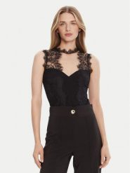Rinascimento Body CFC0125003003 Czarny Slim Fit. Czarne body Rinascimento, xs, bez wzorów, z syntetyku. Za 379.99 zł.