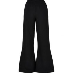 Damskie Spodnie Dresowe Z Szeroką Nogawką Z Bawełny Organicznej. Brązowe spodnie dresowe Urban Classics, s, bez wzorów, z bawełny. Za 211.99 zł.