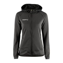 Bluza sportowa damska Craft Extend Full Zip. Szare bluzy Craft, m, bez wzorów, z materiału, z kapturem. Za 332.00 zł.