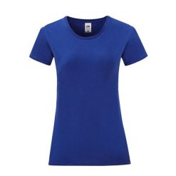 T-shirt Damski Iconic 150. Niebieskie t-shirty FRUIT OF THE LOOM, l, bez wzorów, z bawełny, bez kołnierzyka, bez ramiączek. Za 28.99 zł.