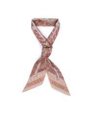 Guess Apaszka AW5681 POL03 Różowy. Czerwone rękawiczki Guess, z aplikacjami, z poliesteru. Za 114.99 zł.