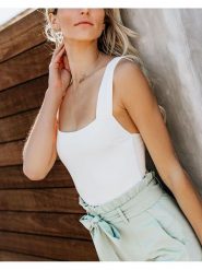 Milan Kiss Top w kolorze białym rozmiar: XL. Białe topy Milan Kiss, xl, bez wzorów, bez kołnierzyka, bez ramiączek. Za 104.99 zł.