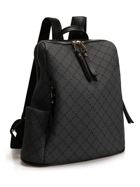 Lucky Bees Plecak w kolorze czarno-szarym - 30 x 35 x 13 cm rozmiar: onesize. Czarne plecaki Lucky Bees, bez wzorów, z materiału. Za 169.26 zł.