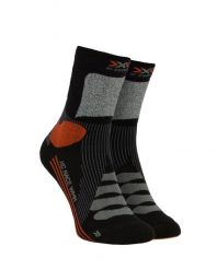 Skarpety damskie X-SOCKS X-COUNTRY RACE 4.0 Grey. Brązowe skarpety X Socks, bez wzorów, z dzianiny. Za 70.00 zł.