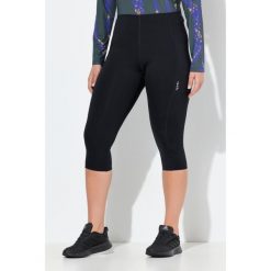 Damskie Legginsy rybaczki stretch szybkoschnące. Czarne legginsy Ulla Popken, plus size, bez wzorów, z elastanu. Za 239.99 zł.