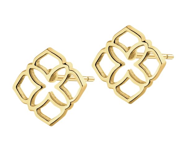 Złote kolczyki. Żółte kolczyki Apart, złote. Za 499.00 zł.