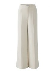 Oui Spodnie w kolorze kremowym rozmiar: 38. Brązowe spodnie materiałowe Oui, bez wzorów, z materiału. Za 339.99 zł.