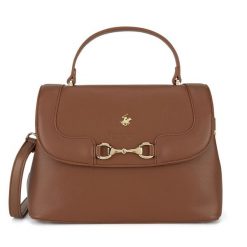 Torebka Beverly Hills Polo Club. Brązowe torebki klasyczne Beverly Hills Polo Club, bez wzorów, bez dodatków. Za 229.99 zł.