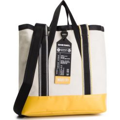 Torebka DIESEL - F-Caorly T Back X06083 P2210 H7083 Light Ecru/Freesia Yellow. Brązowe torby na ramię Diesel, bez wzorów, z materiału, na ramię, bez dodatków. W wyprzedaży za 519.00 zł.