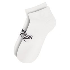 Skarpety krótkie Reebok. Białe skarpety Reebok, bez wzorów. Za 39.99 zł.
